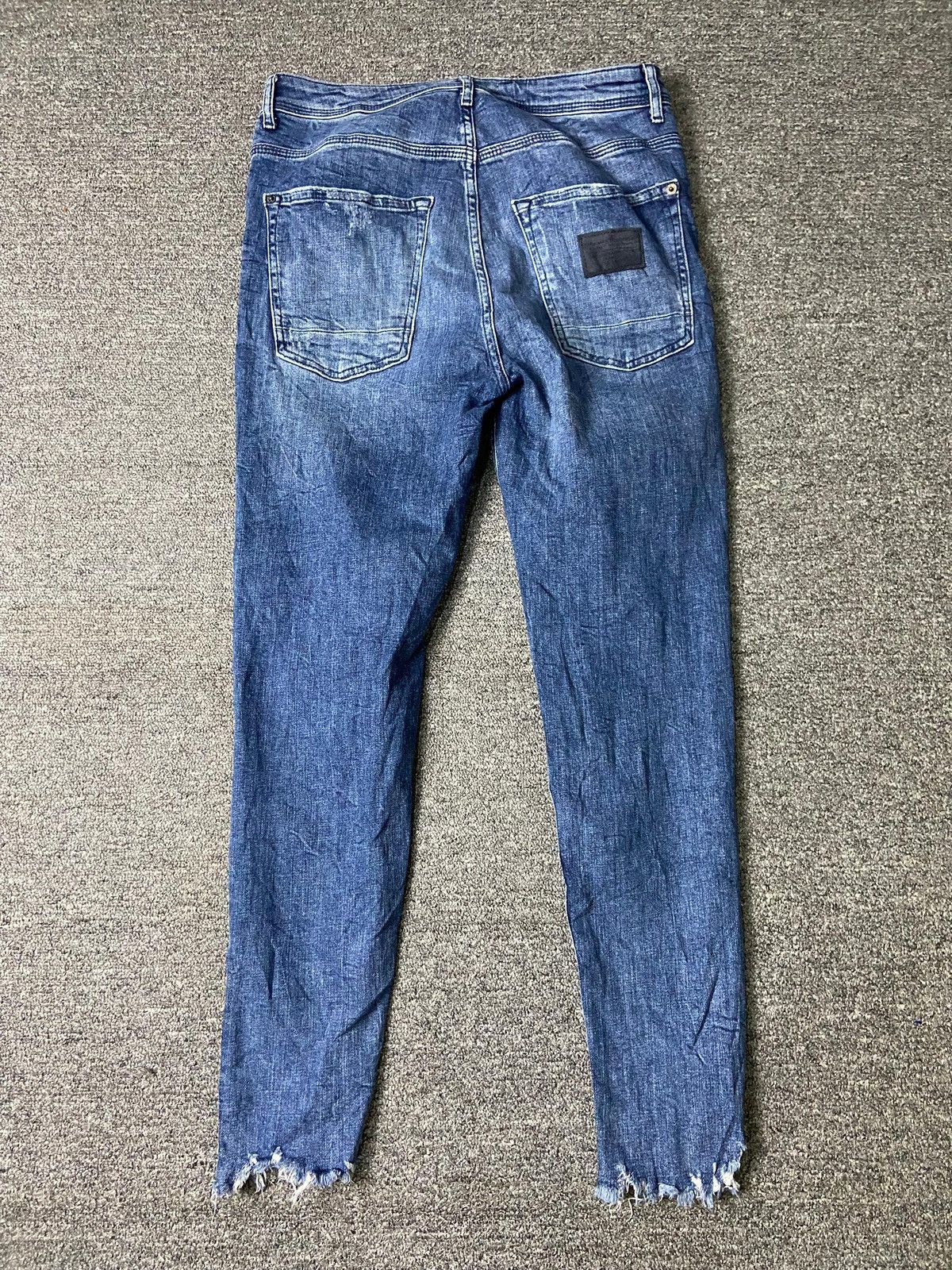 Japanese Brand × Vintage × Zara ZARA MAN DENIMWEAR Ripped Jeans (131) Size US 31 - 2 Thumbnail