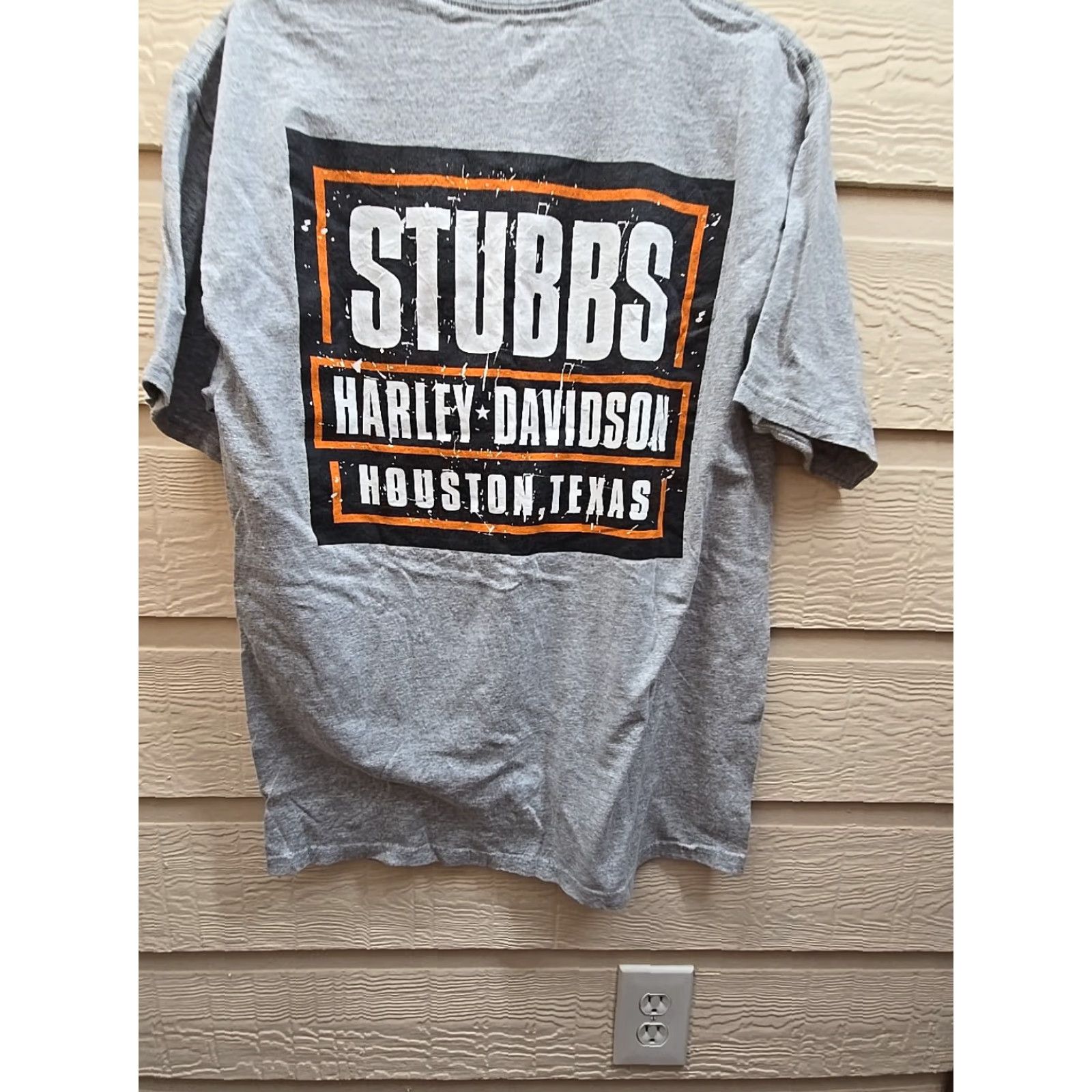 Hanes HANES Tagless Stubbs Harley Davidson Gray TShirt Adult Medium Houston TX Harley Davidson Mens Shirt Gray M Size US M / EU 48-50 / 2 - 6 Thumbnail