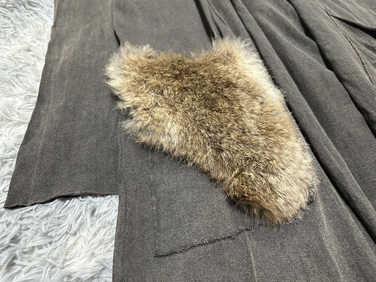 GOA 🔥Y2K Archived Goa Fur Pocket Long Cardigan Shawl Collar Size US XL / EU 56 / 4 - 8 Thumbnail