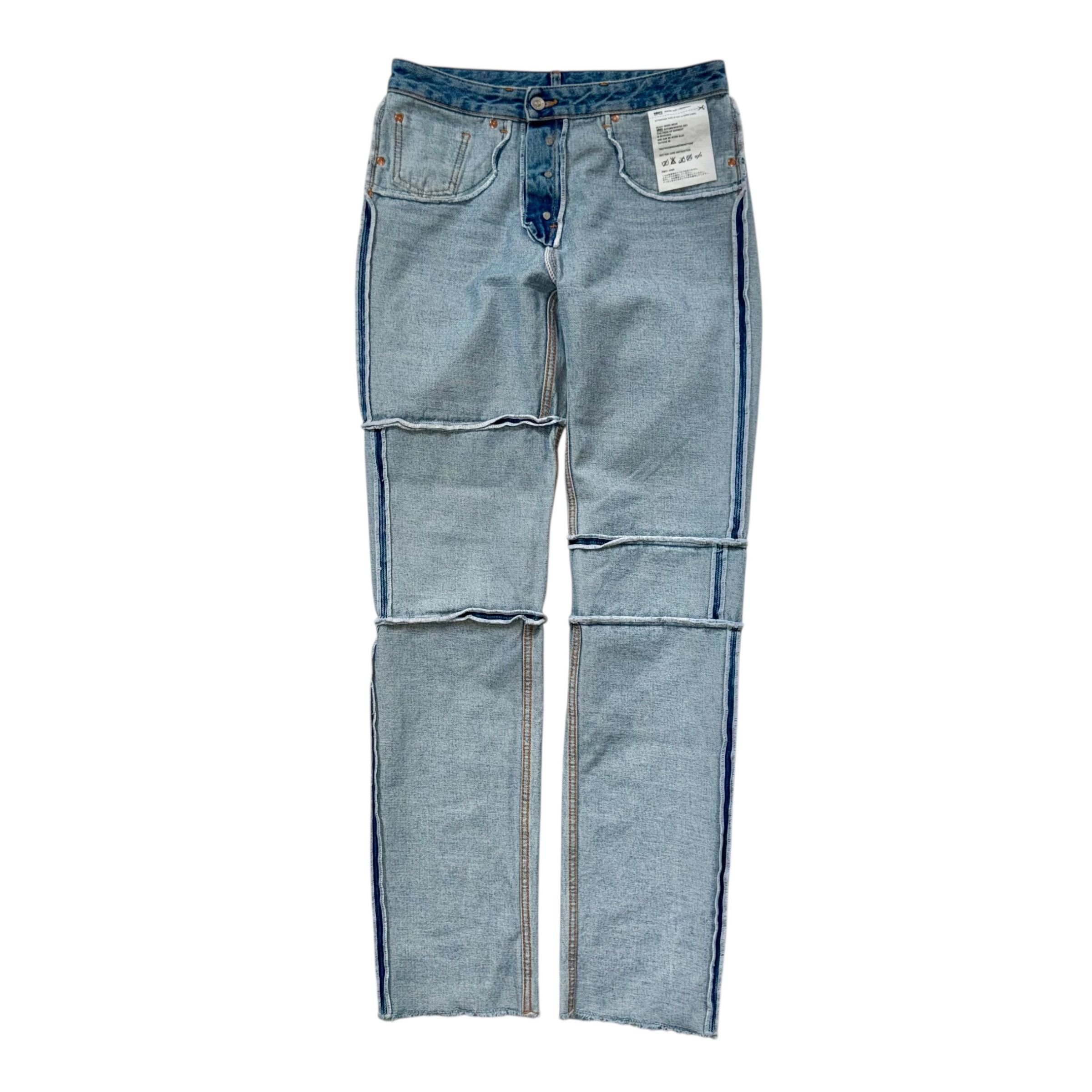 Maison Margiela Maison Margiela MM6 2021 Inside Out Panelled Jeans Size 28" / US 6 / IT 42 - 1 Thumbnail