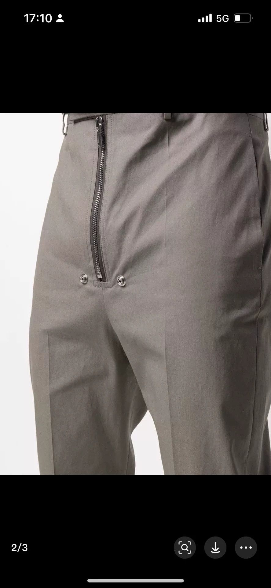 Rick Owens Rick Owens Bela Cropped Pants Size US 30 / EU 46 - 4 Thumbnail