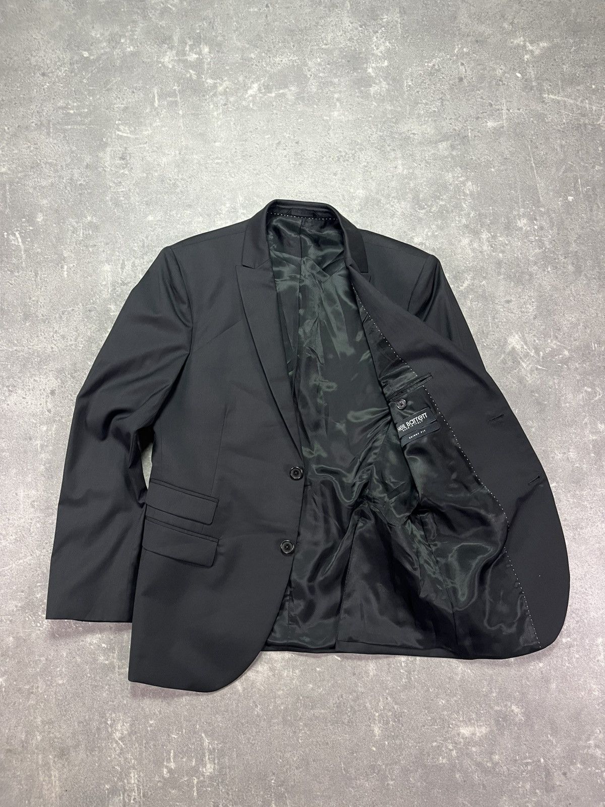 Neil Barrett Neil Barrett Skinny Fit Wool / Silk Blazer Jacket 46 Size 36R - 7 Thumbnail