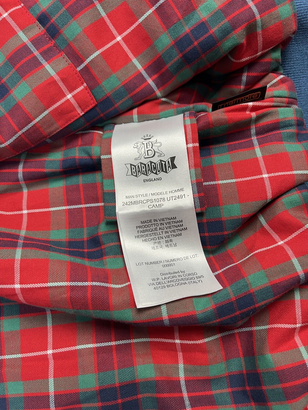 Baracuta G9 Corduroy Deep Water Size US L / EU 52-54 / 3 - 11 Thumbnail