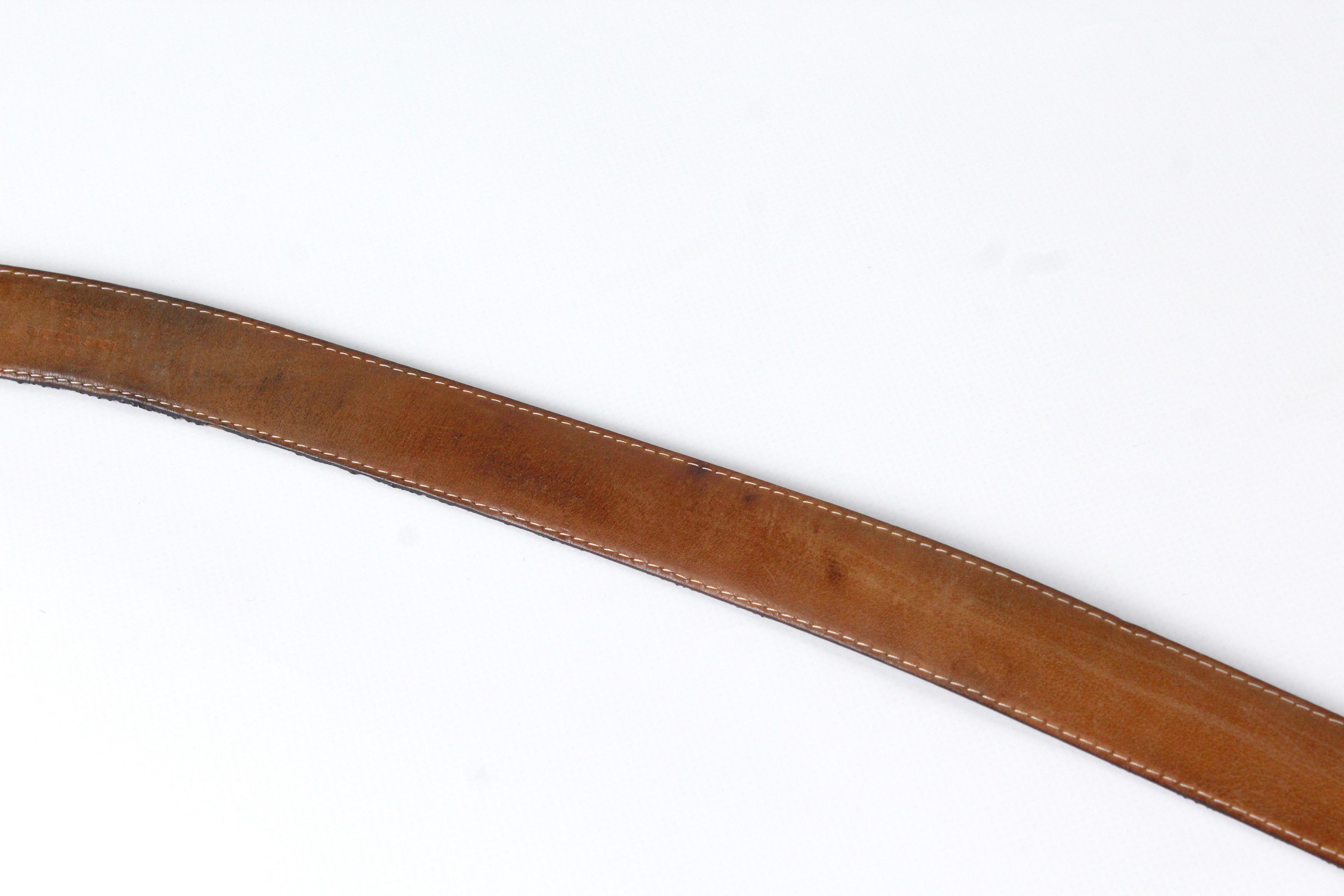 Louis Vuitton Louis Vuitton Damier Ebene Logo Monogram Leather Belt Size ONE SIZE - 9 Thumbnail