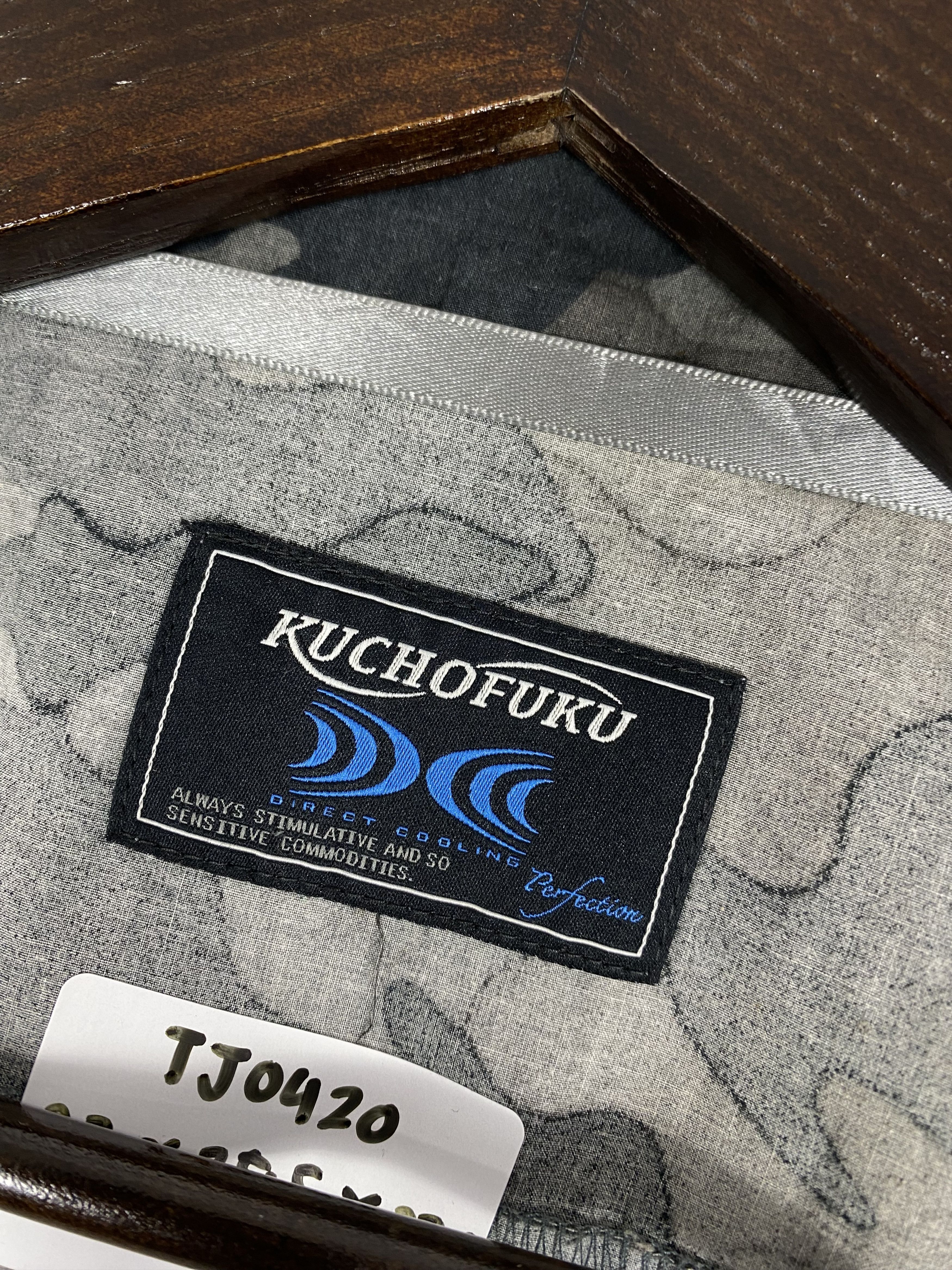 Japanese Brand Vintage Kuchofuku Camo Zip Up Plain Canvas Jacket Size US L / EU 52-54 / 3 - 15 Thumbnail