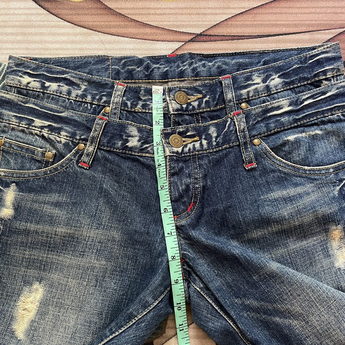 Japanese Brand Vintage Tornado Mart Double Waist Punk LGB Denim Size US 31 - 12 Thumbnail