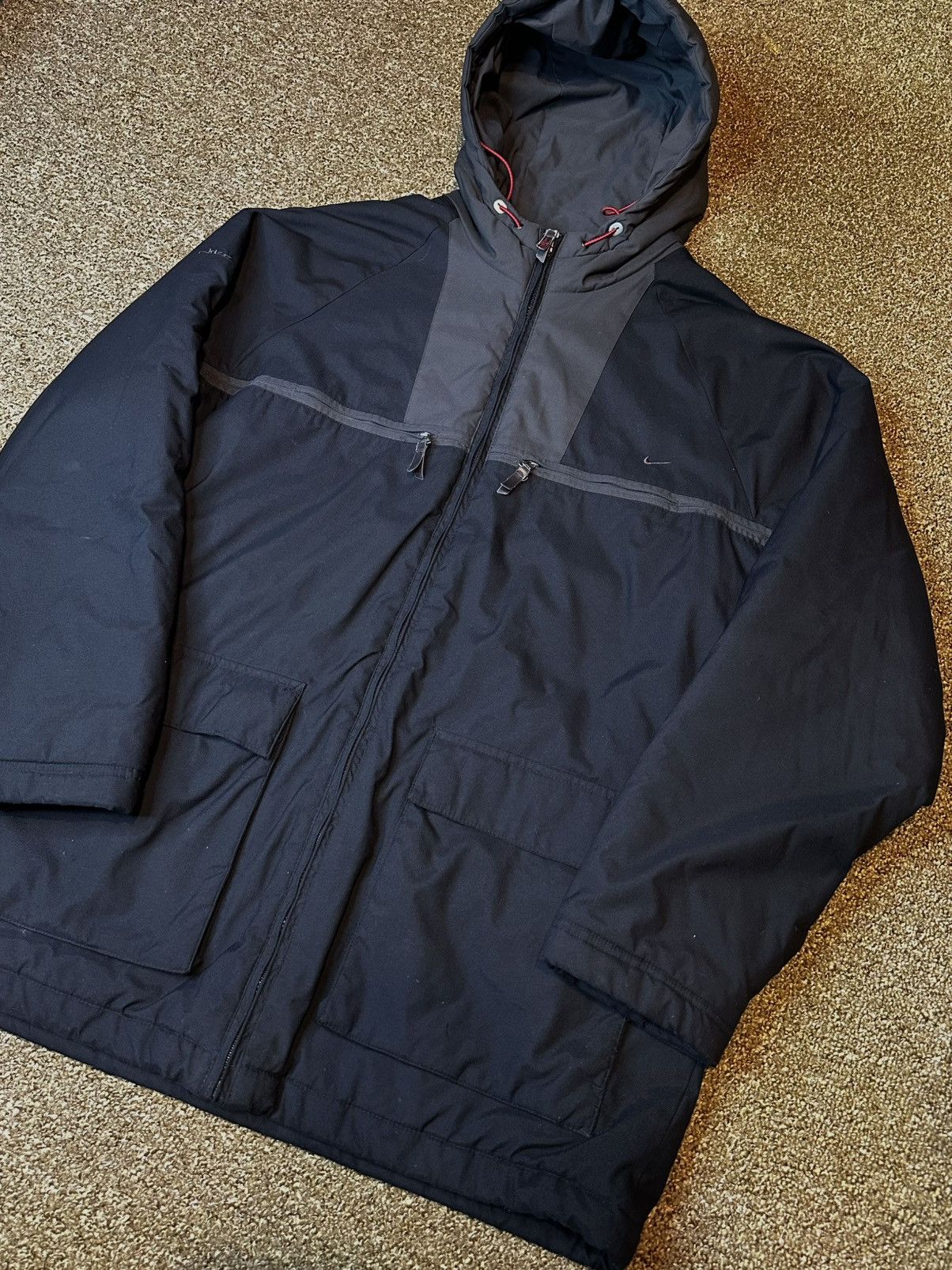 Nike × Vintage Warm down jacket Nike vintage90s, windbreaker, parka, jacket Size US XL / EU 56 / 4 - 2 Thumbnail