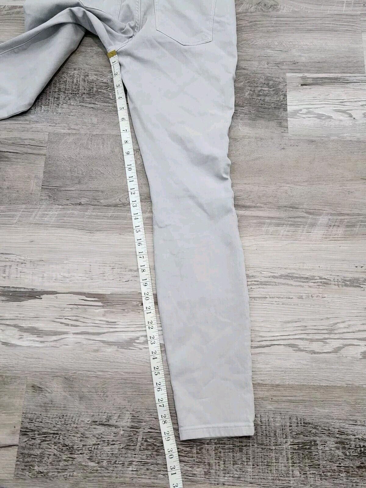 Designer Vinyard Vines Skinny Jeans Size 6 Grey Stretch Size 28" / US 6 / IT 42 - 5 Thumbnail
