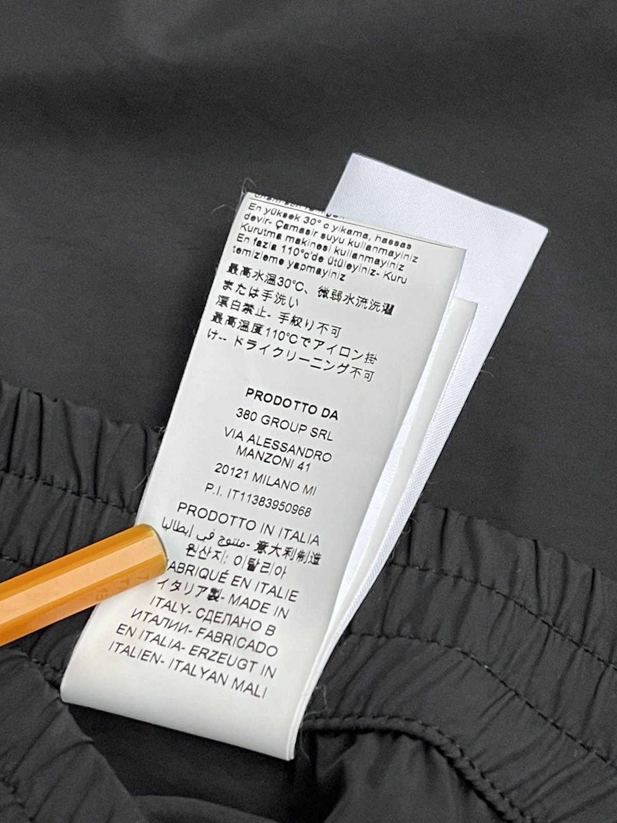 424 !DS! FW22 424 On Fairfax Logo Patched Black Track Pants Size US 36 / EU 52 - 23 Thumbnail