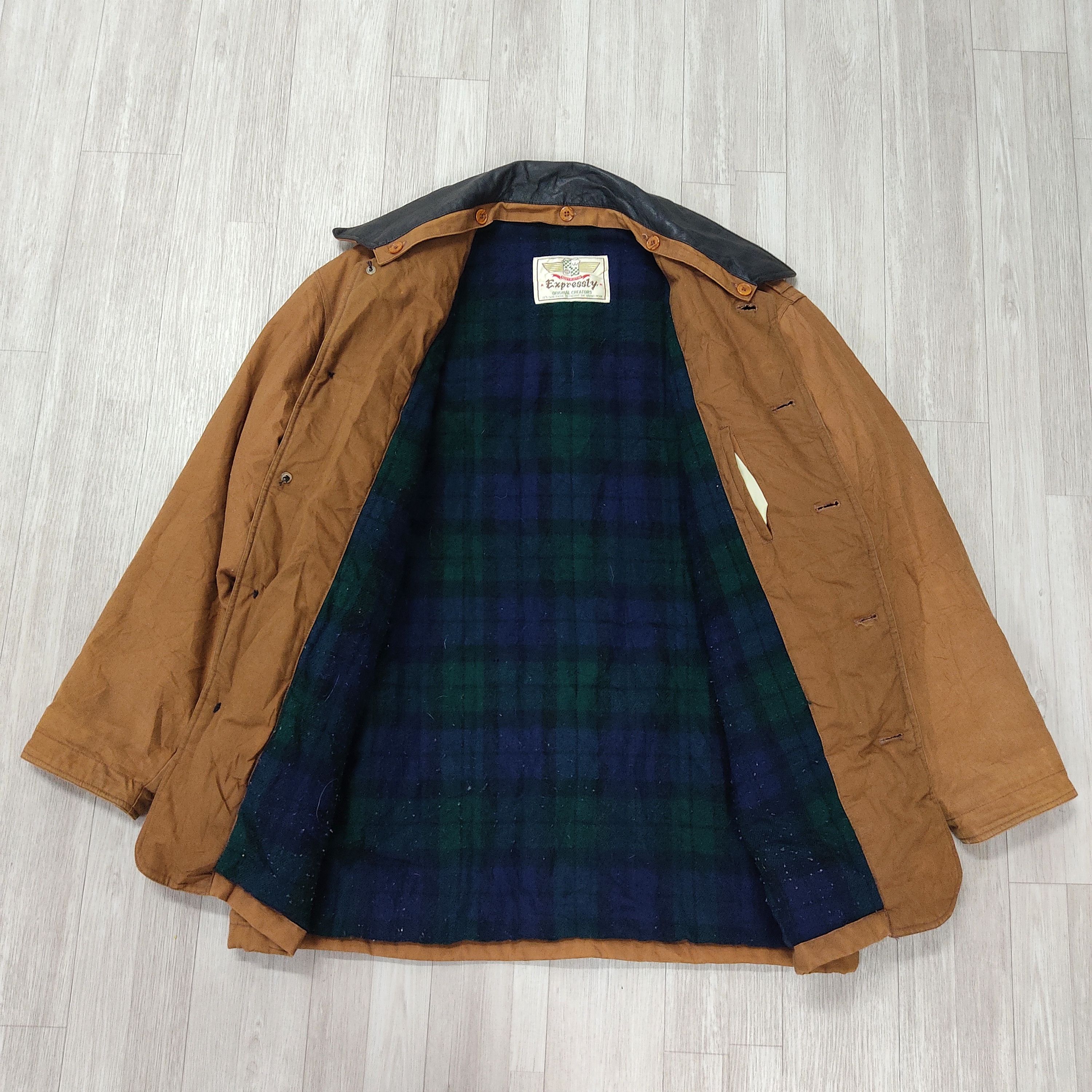 Hunt Club × Japanese Brand × Vintage 80s Expressly Canvas Barn Double Collar Chore Jacket Size US L / EU 52-54 / 3 - 10 Thumbnail