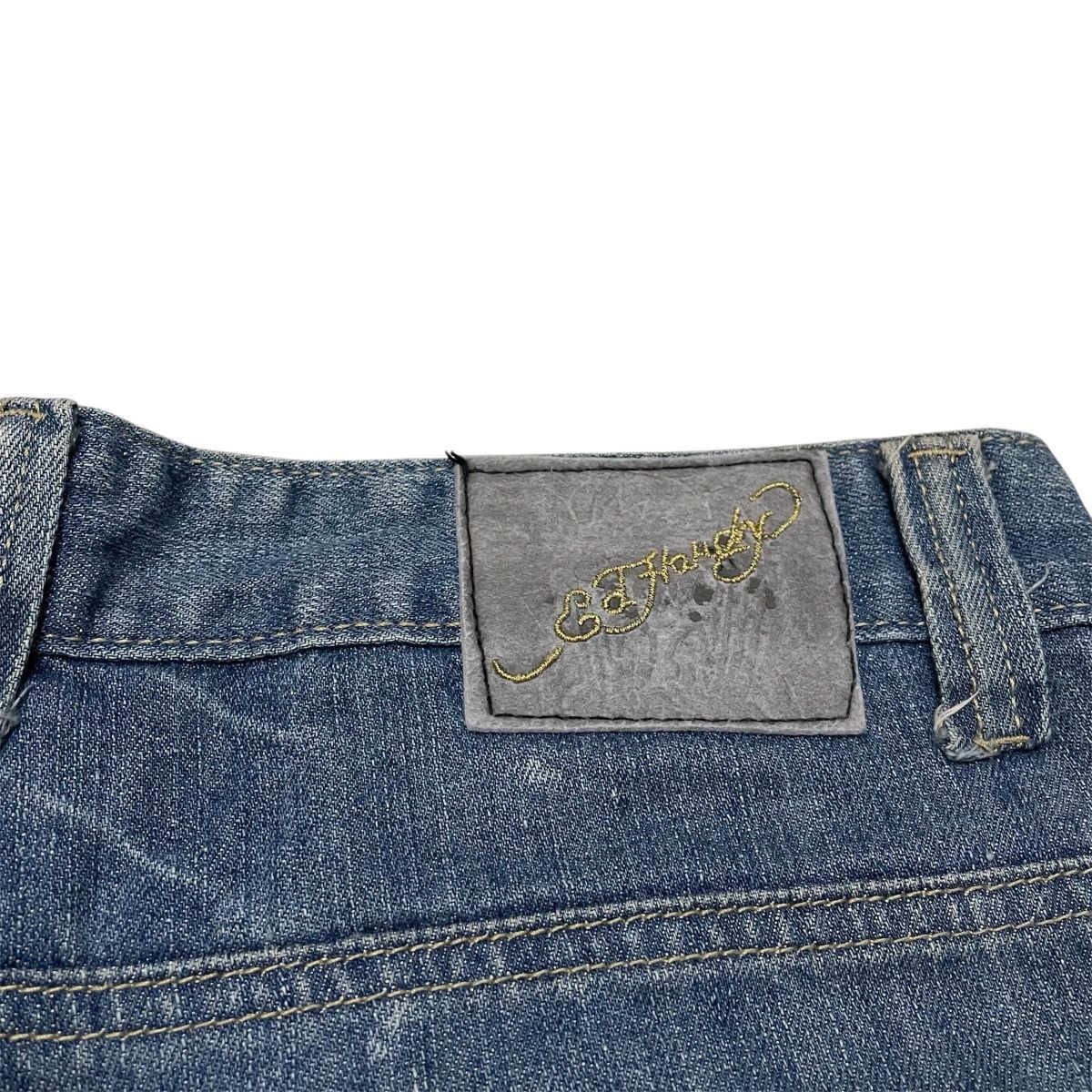 Ed Hardy × Japanese Brand × Vintage Vintage Edhardy flower denim Size US 30 / EU 46 - 10 Thumbnail