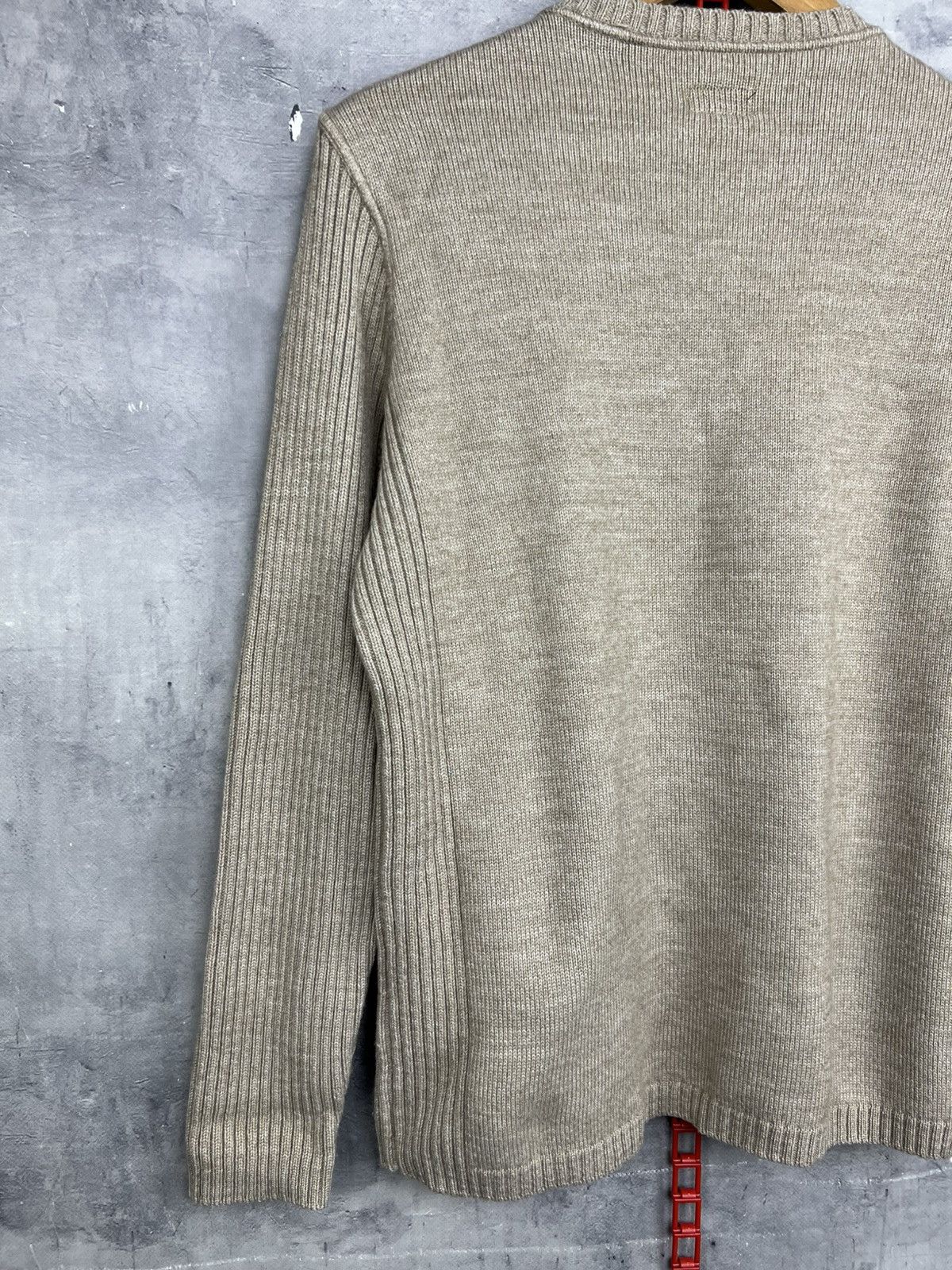 Emporio Armani Vintage Emporio Armani Beige Wool Men’s Sweater Size M Size US M / EU 48-50 / 2 - 8 Thumbnail