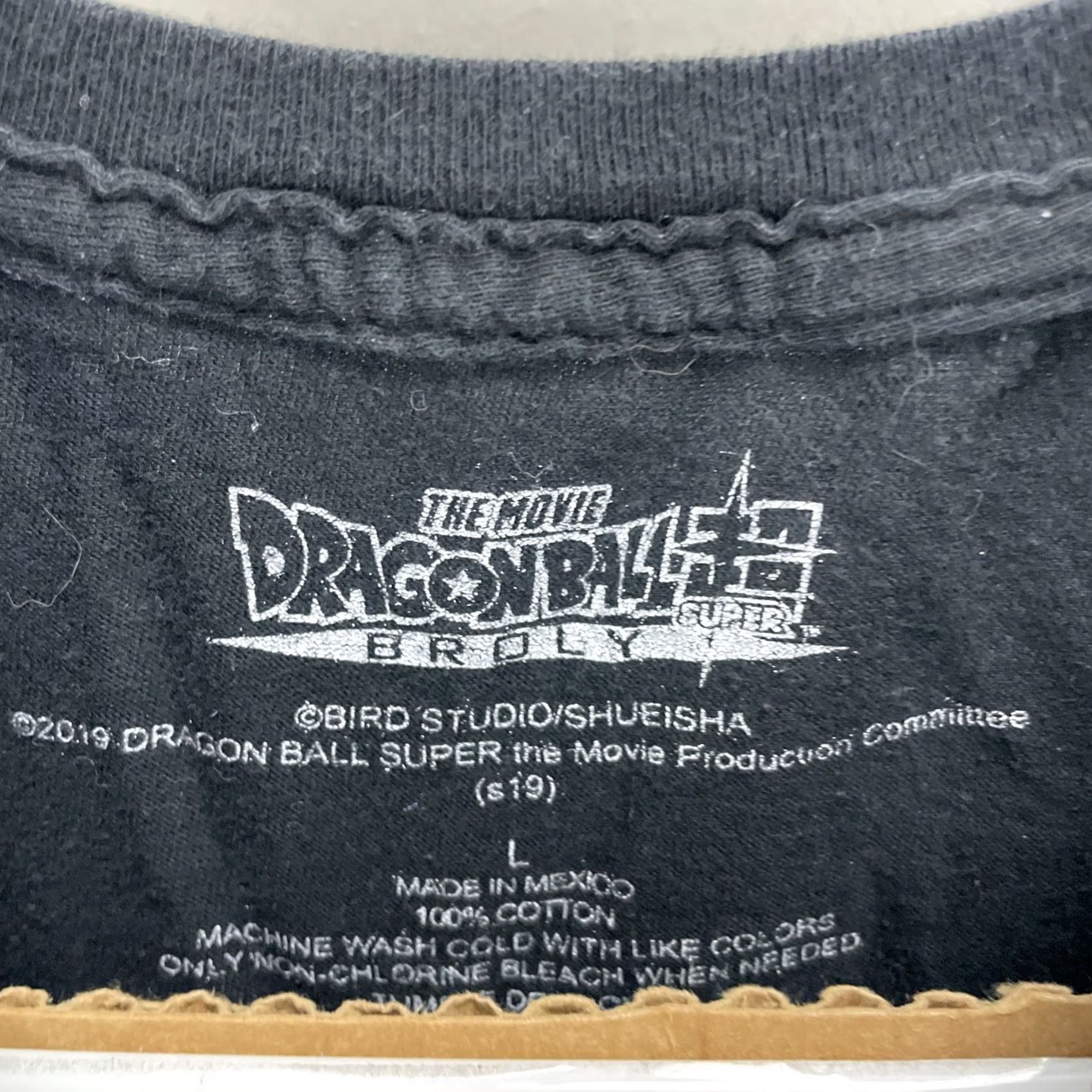Vintage Dragon Ball Z Super T Shirt Mens Large L Black Short Sleeve Broly The Movie Shirt Anime American Childrens? Size US L / EU 52-54 / 3 - 2 Thumbnail