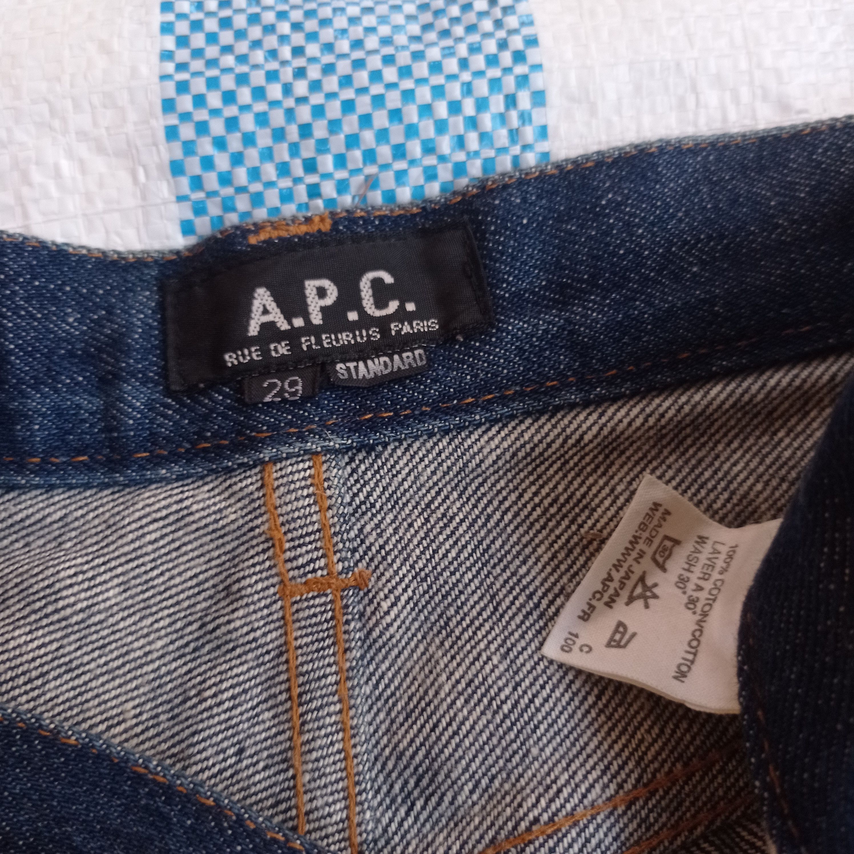 A.P.C. A.P.C. Standard Jeans Selvedge Denim 29 Size US 29 - 6 Thumbnail