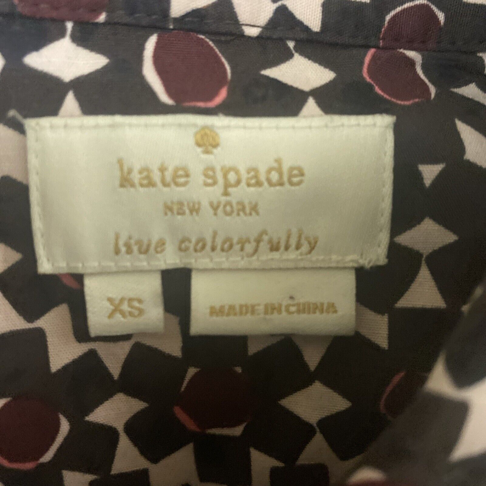 Kate Spade Kate Spade Geometric Sleeveless Peplum Top XS Size XS / US 0-2 / IT 36-38 - 8 Thumbnail