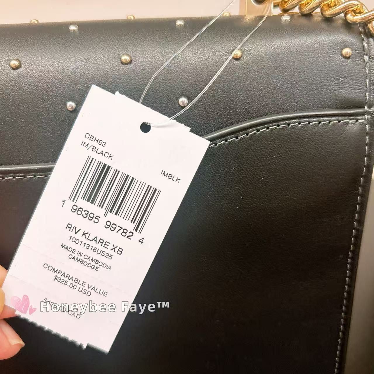 Coach Nwt coach Klare Crossbody Bag With Rivets CBH93 Size ONE SIZE - 5 Thumbnail