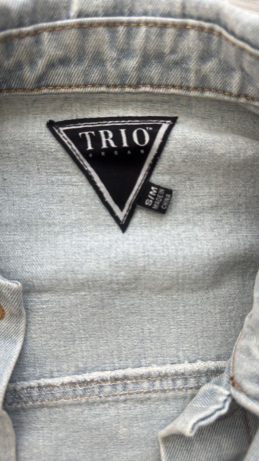 Other Distressed crop denim jacket (light wash) Size S / US 4 / IT 40 - 5 Thumbnail