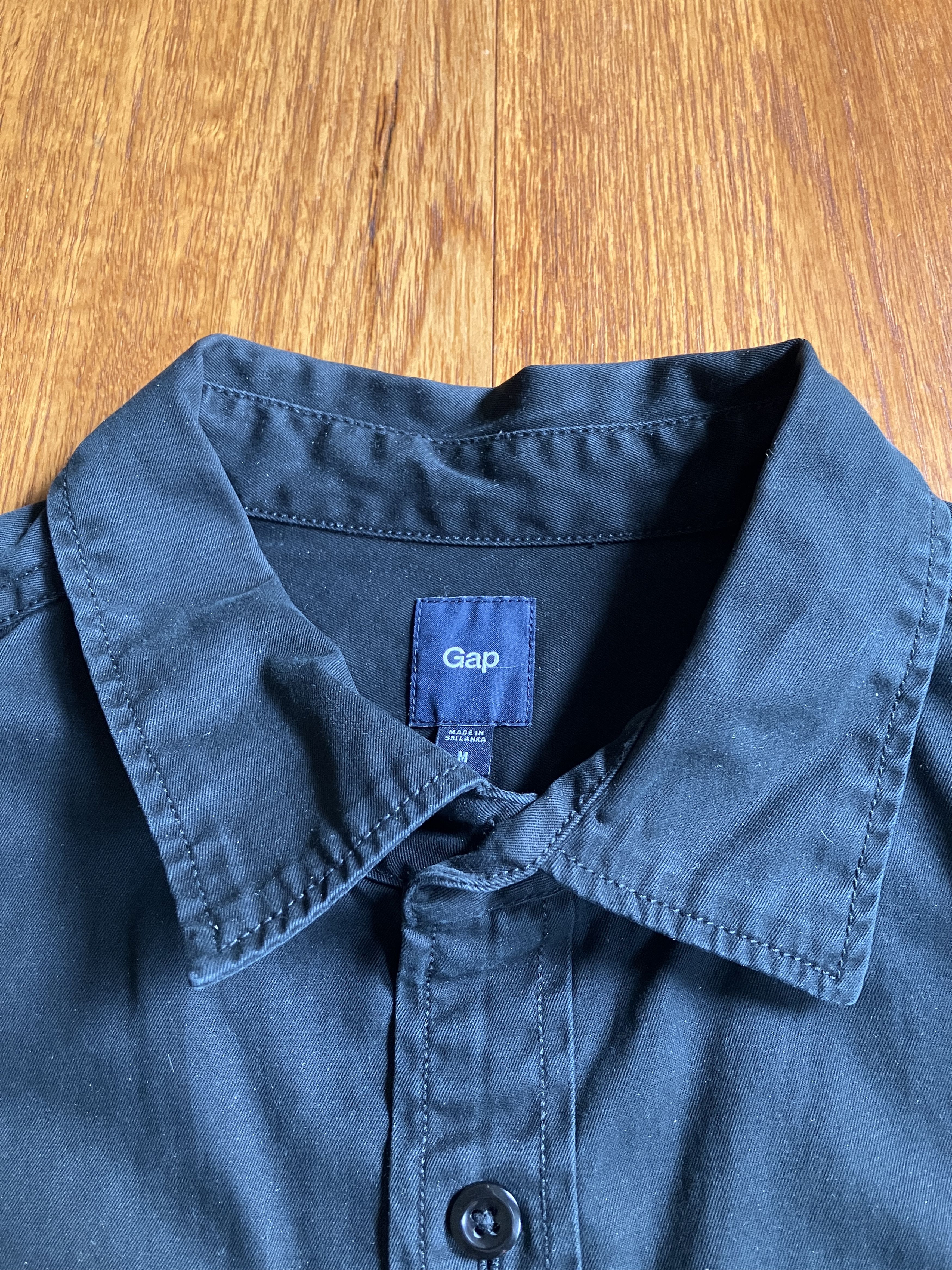 Gap Gap Black Utility Shirt Size US M / EU 48-50 / 2 - 3 Thumbnail