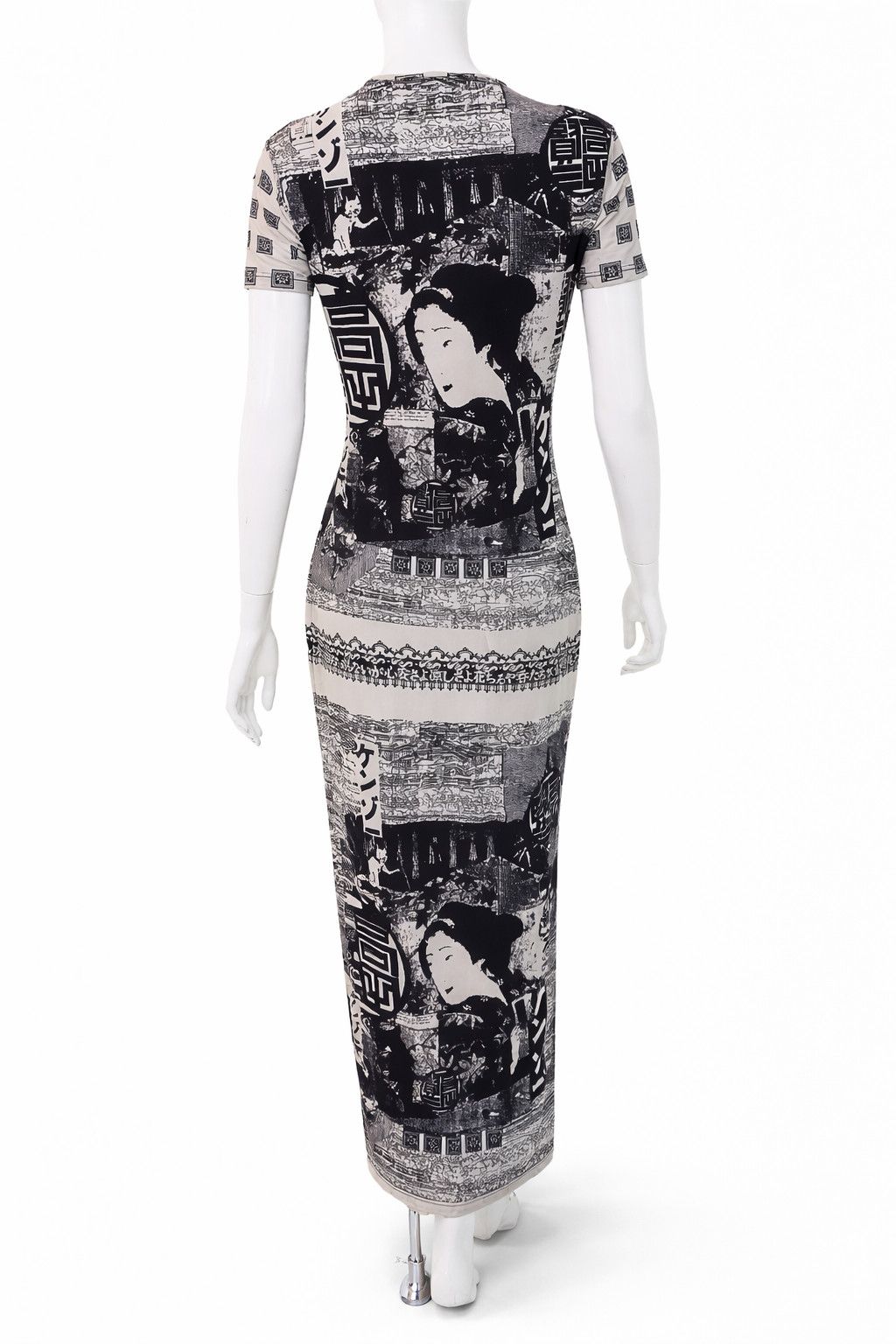 Kenzo Kenzo Graphic Maxi Japanese Japan Geisha Print Long Dress Size L / US 10 / IT 46 - 2 Thumbnail
