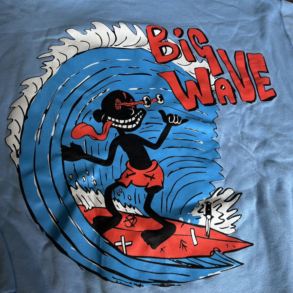 Plague Boulevard New Vintage Lil Darkie Small Dark One Big Wave Logo Hoodie Size US XL / EU 56 / 4 - 6 Thumbnail