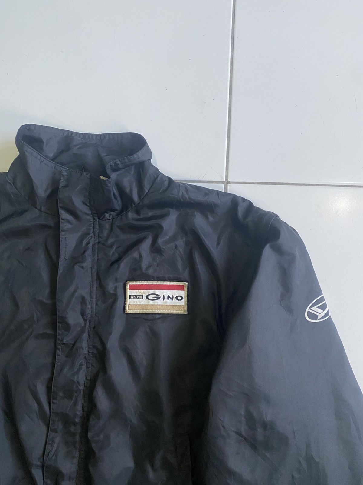 Japanese Brand Vintage Daihatsu mira Gino Motor Sport black Jacket Size US L / EU 52-54 / 3 - 4 Thumbnail