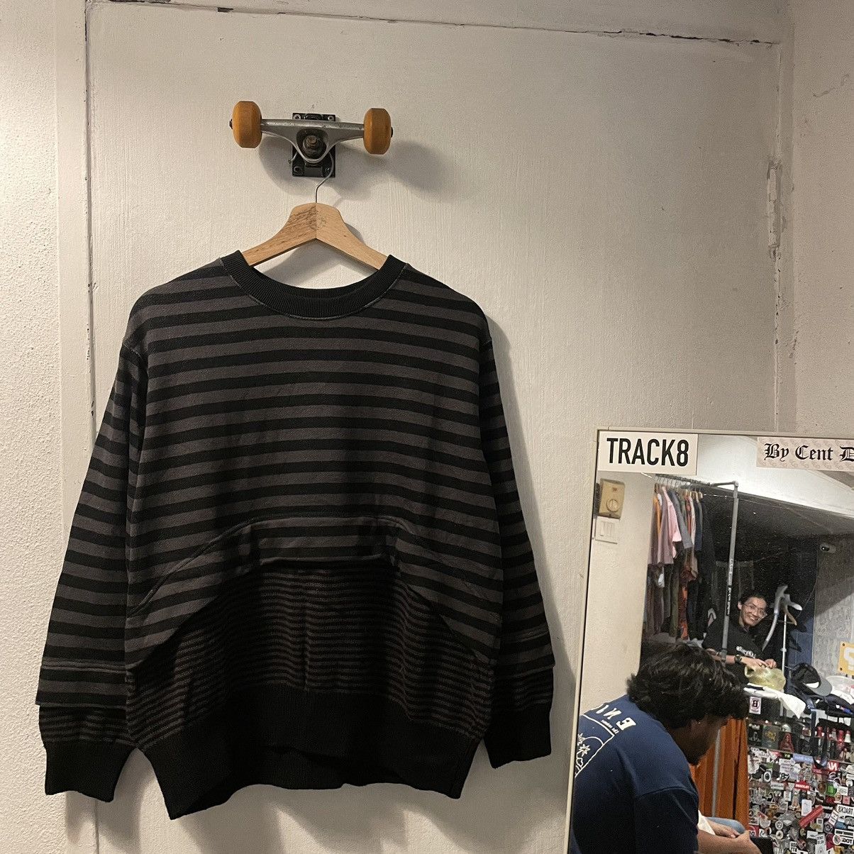 Issey Miyake × Ne-Net Ne-Net by Issey Miyake Stripe Sweater Rare Design Size US M / EU 48-50 / 2 - 1 Thumbnail