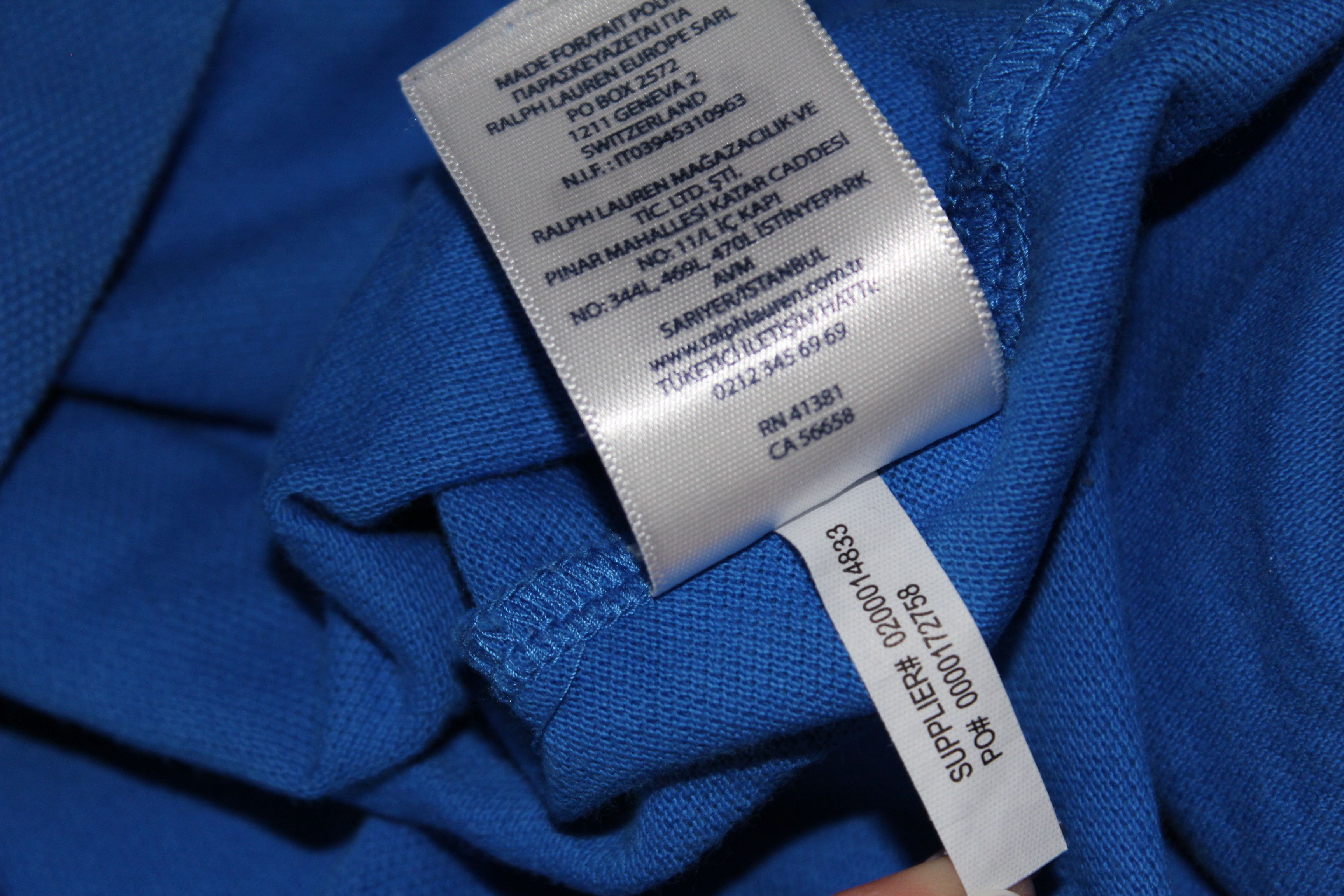 Polo Ralph Lauren RALPH LAUREN Short Sleeve Blue Polo Shirt Size US M / EU 48-50 / 2 - 10 Thumbnail