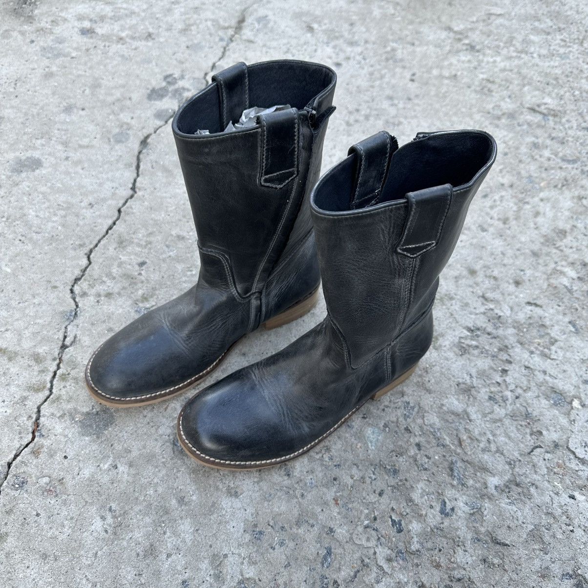 Leather Vintage Women’s Leather Boots HIP Y2K 00s USA Size 37 Size US 7 / IT 37 - 5 Thumbnail