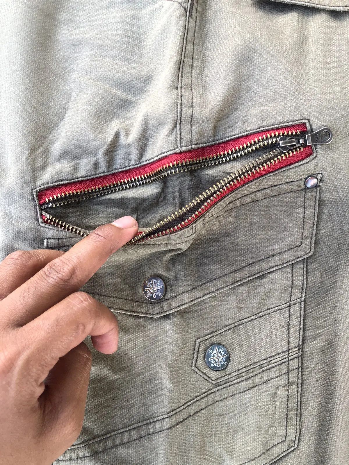 Japanese Brand Faded Cargo Jawin Multipocket Tactical Pants Size US 30 / EU 46 - 17 Thumbnail