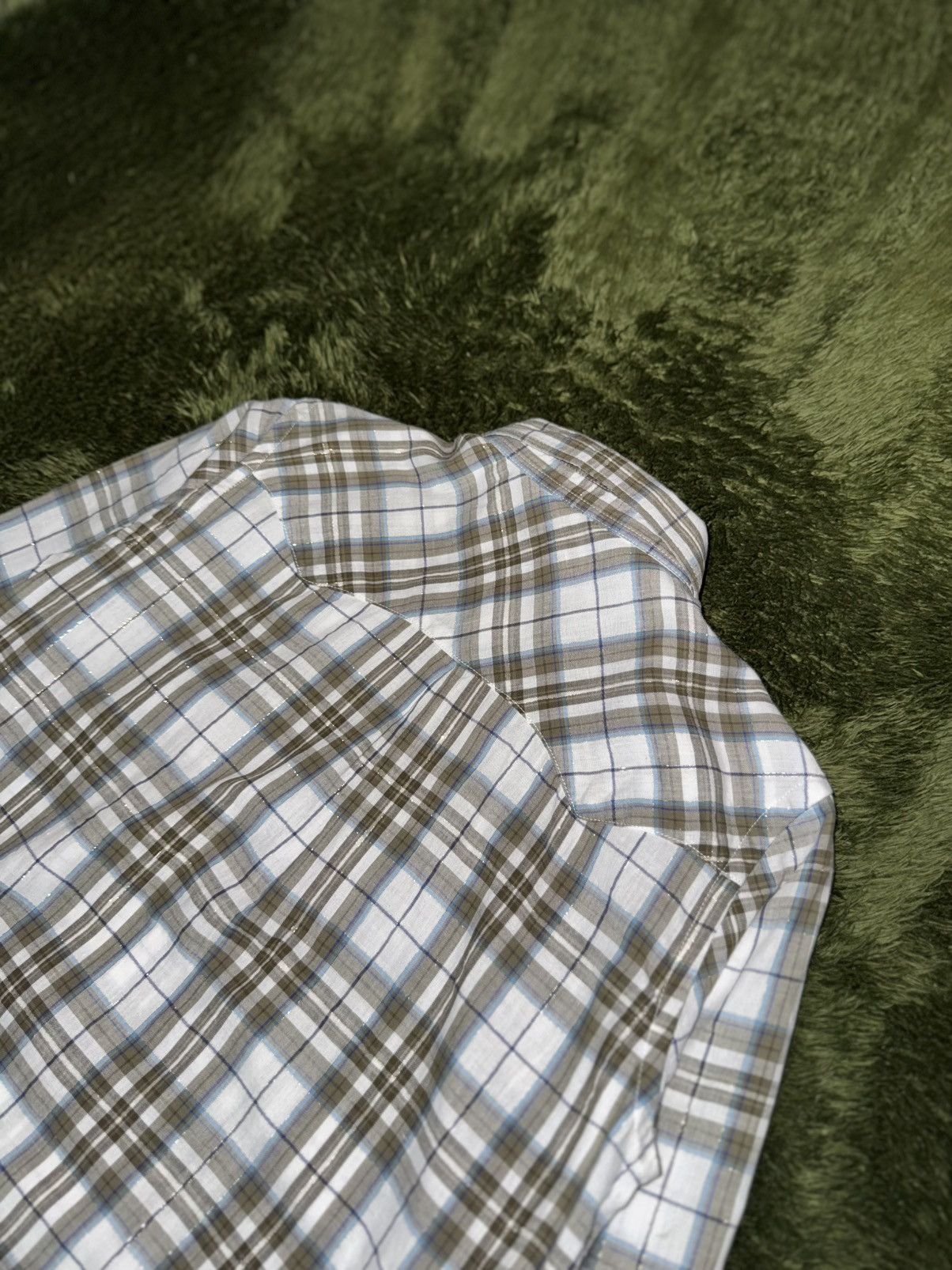 United Arrows [40] United Arrows GLR Glitter Check Western Shirt Size US S / EU 44-46 / 1 - 8 Thumbnail