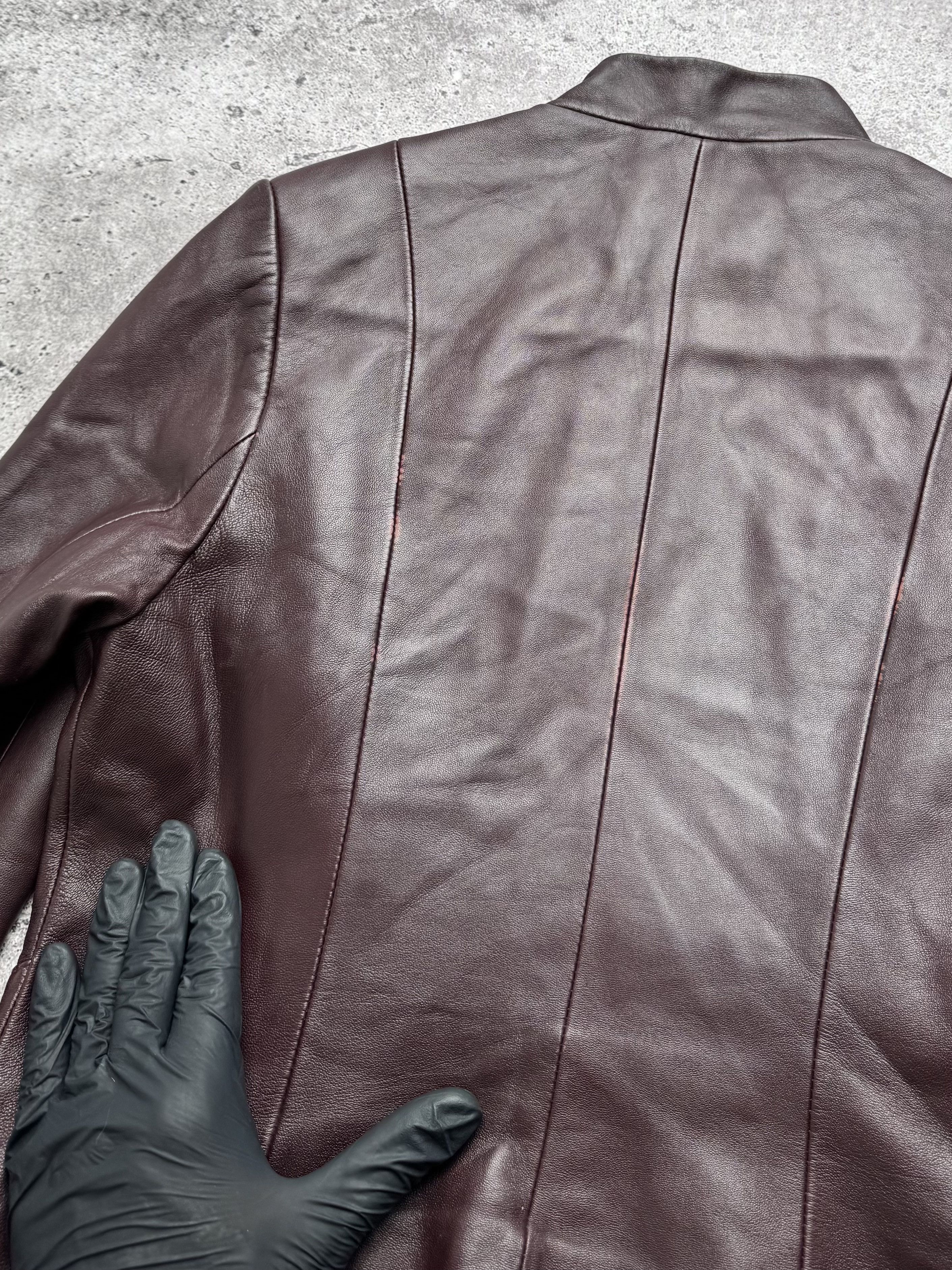 Vintage Vintage Cropped Leather Jacket C5(V402) Size S / US 4 / IT 40 - 18 Thumbnail
