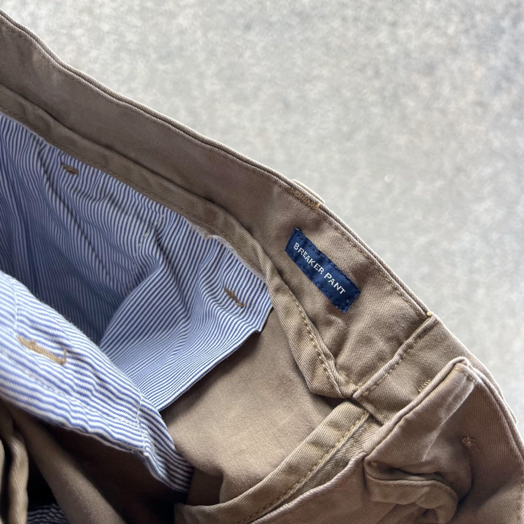 Vineyard Vines Vineyard Vines Breaker Pant Mens 34x30 Beige Chino Stretch Flat Front Casual Pants Size US 34 / EU 50 - 3 Thumbnail