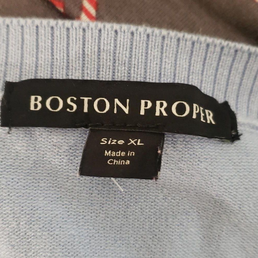 Designer CT418 Boston Proper Blue Lace & Pearl Simmer Cardigan XL Size XL / US 12-14 / IT 48-50 - 7 Thumbnail