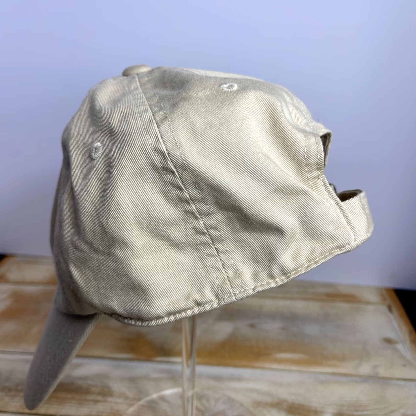 Vintage VINTAGE Polo Jeans Co Baseball Cap Hat Adjustable Beige Khaki Crest Embroidered Size US M / EU 48-50 / 2 - 5 Thumbnail