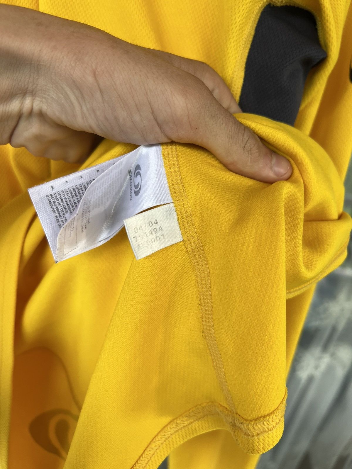 Salomon 🚴‍♂️ Vintage Salomon Cycling Jersey Zip-Up — Yellow / Size L Size US L / EU 52-54 / 3 - 8 Thumbnail