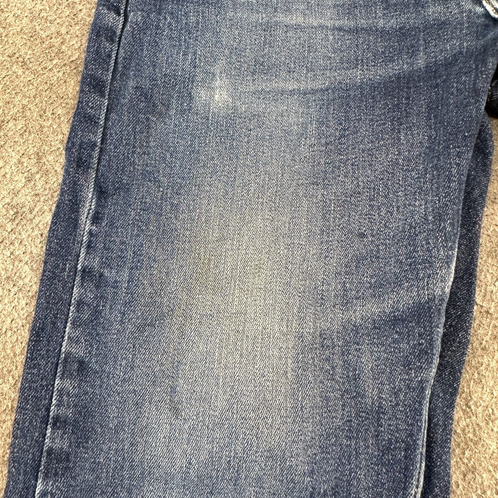 Levi's Levis 505 Mens 32x30 Blue Regular Fit Straight Leg Medium Wash Stretch Flex Jeans Size US 32 / EU 48 - 3 Thumbnail