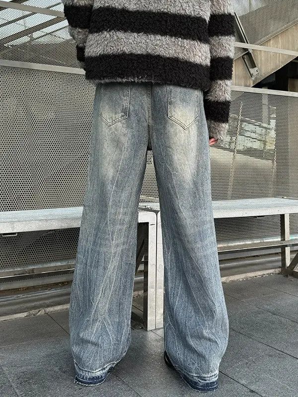 Japanese Brand × Jean Retro loose casual wide leg jeans Size US 32 / EU 48 - 2 Thumbnail