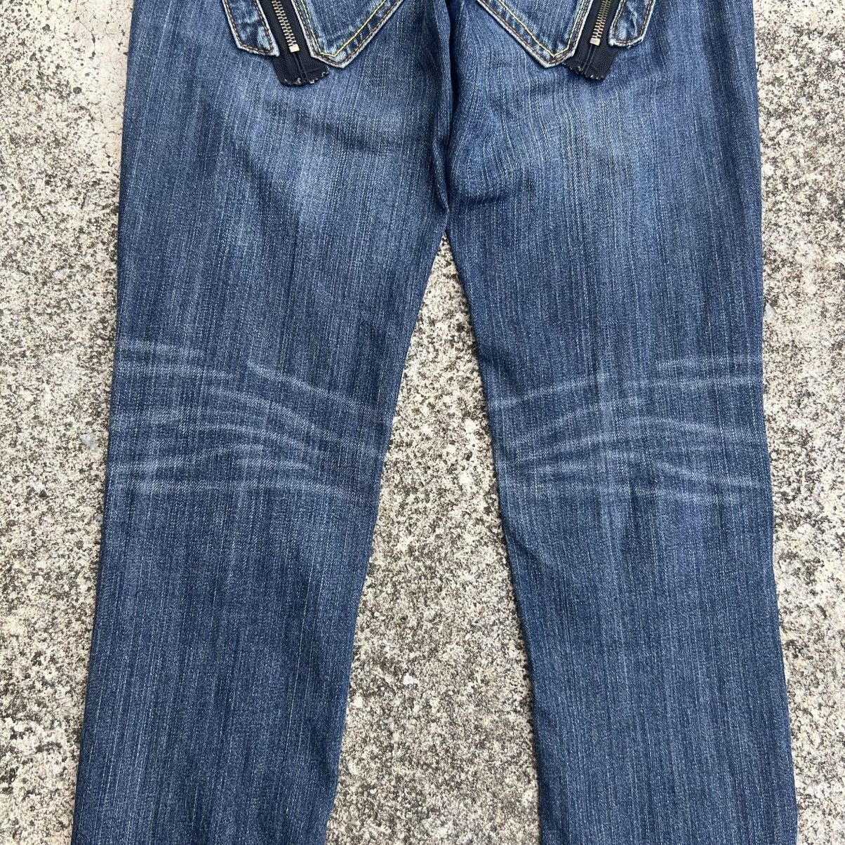 Japanese Brand “BACK NUMBER” EMBROIDERY SLIM FIT PUNK JEANS Size US 27 - 13 Thumbnail