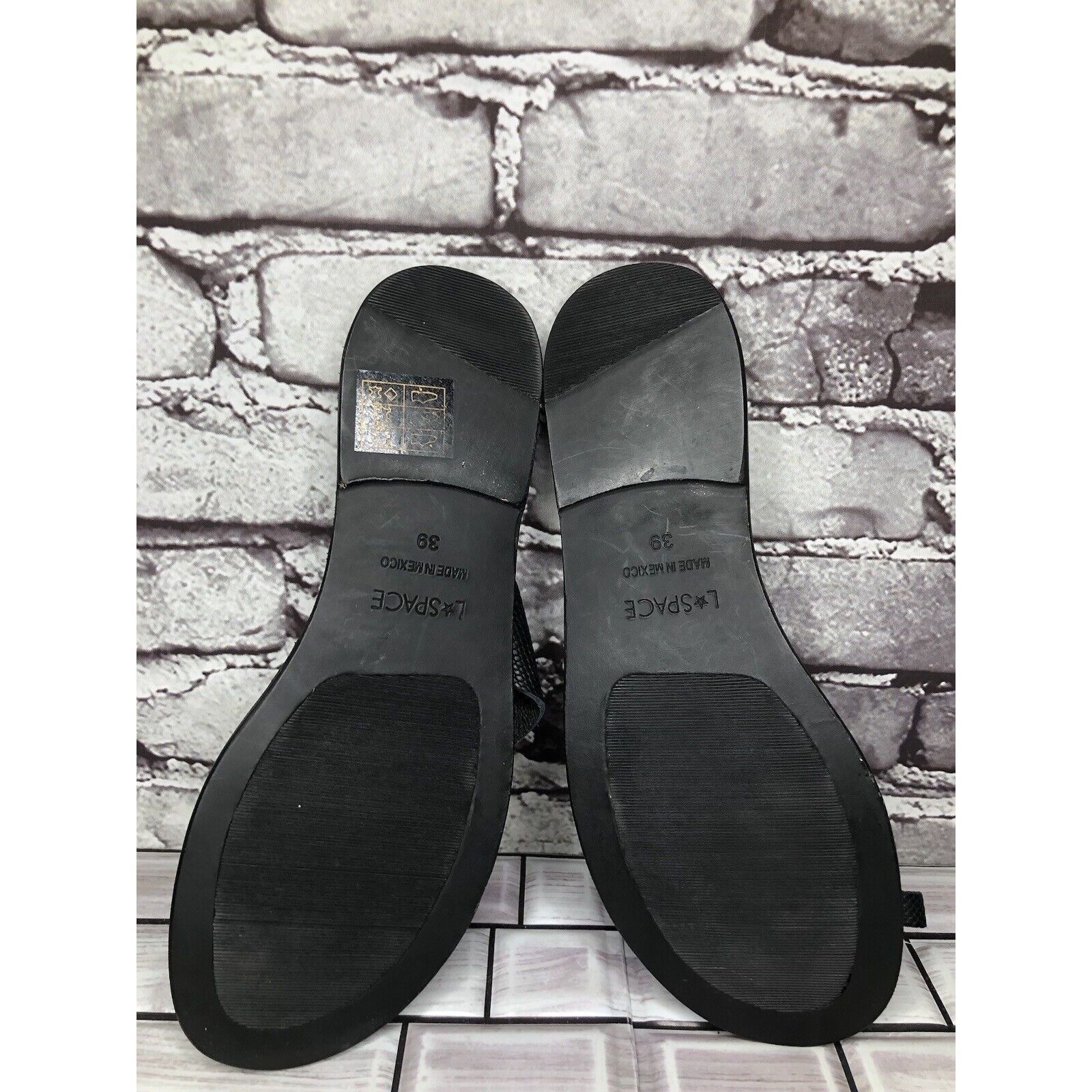 Other L*Space Miramar Black Leather SnakeSkin Print Toe Post Sanda Size US 8.5 / IT 38.5 - 9 Thumbnail