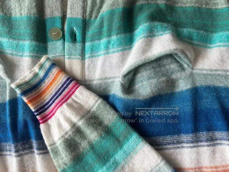 Loewe Loewe Color gradient striped cardigan mohair cardigan Size M / US 6-8 / IT 42-44 - 4 Thumbnail