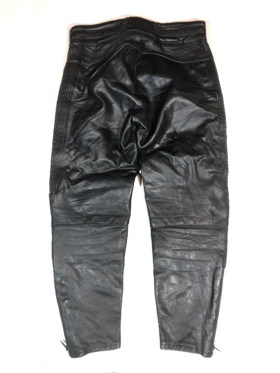 Japanese Brand × Vintage Akito Rare Vintage Japanese Racing Moto Leather Pants Size US 36 / EU 52 - 6 Thumbnail