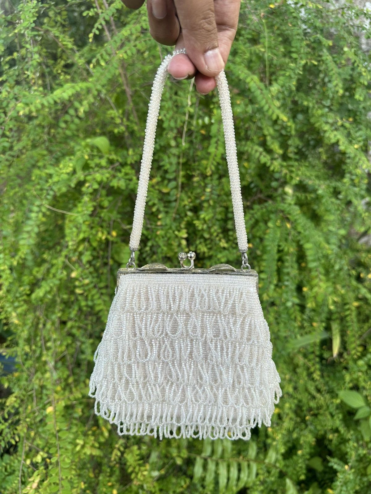 Handmade 🔥FREE SHIPPING🔥HANDMADE BEADED BAG WOMEN DINNER GALA Size ONE SIZE - 1 Thumbnail
