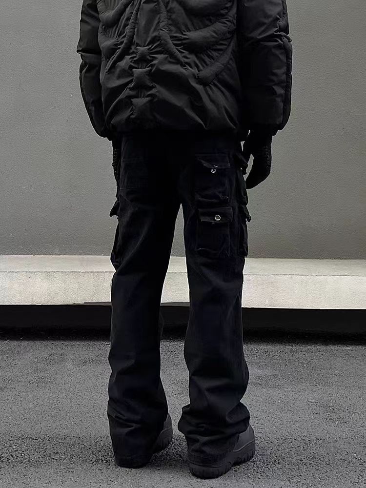 Japanese Brand × Jean Straight micro flare washed work jeans Size US 32 / EU 48 - 3 Thumbnail