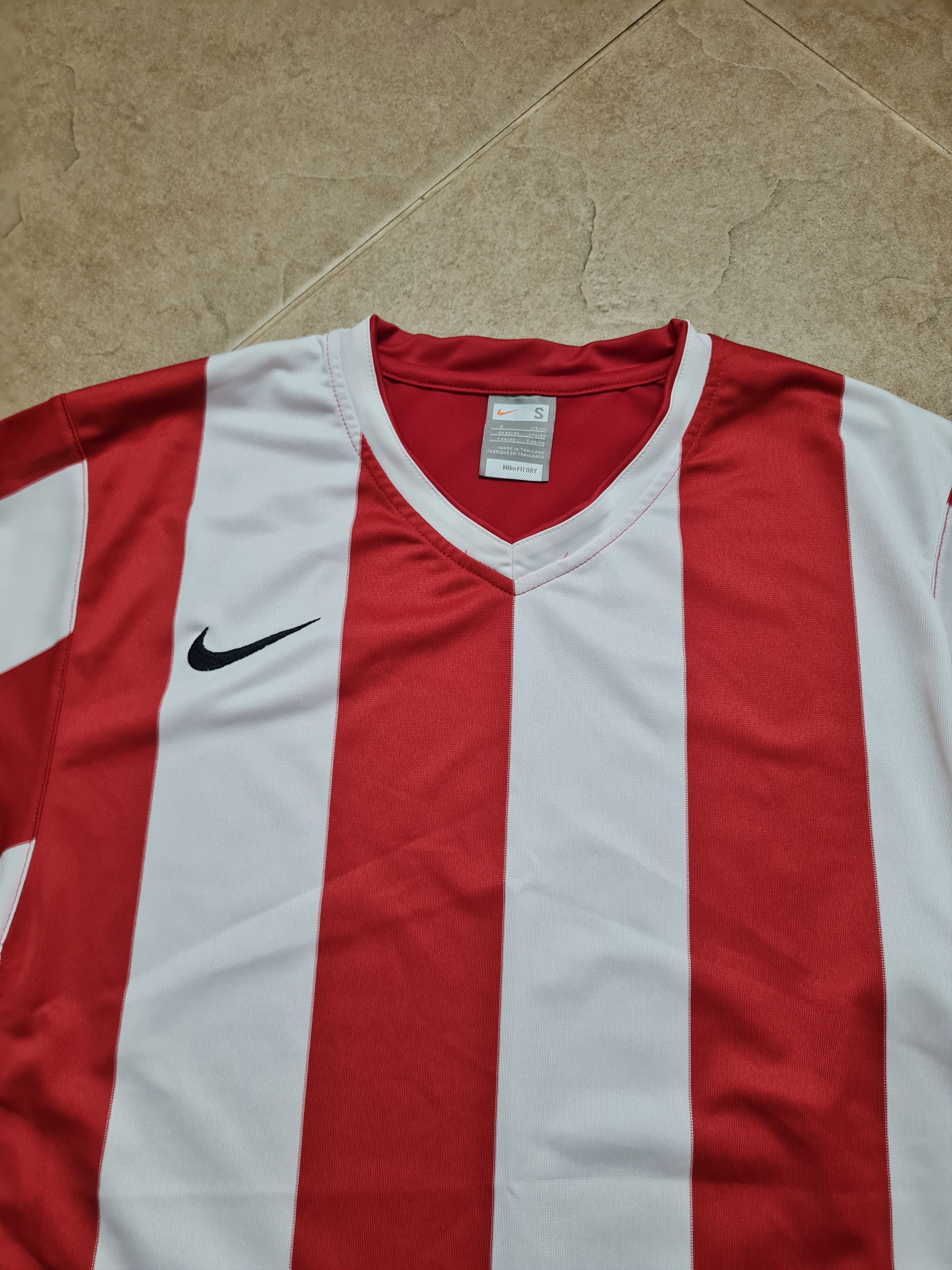 Nike Nike Striped Division Football Jersey Long Sleeve Red White Size US S / EU 44-46 / 1 - 2 Thumbnail