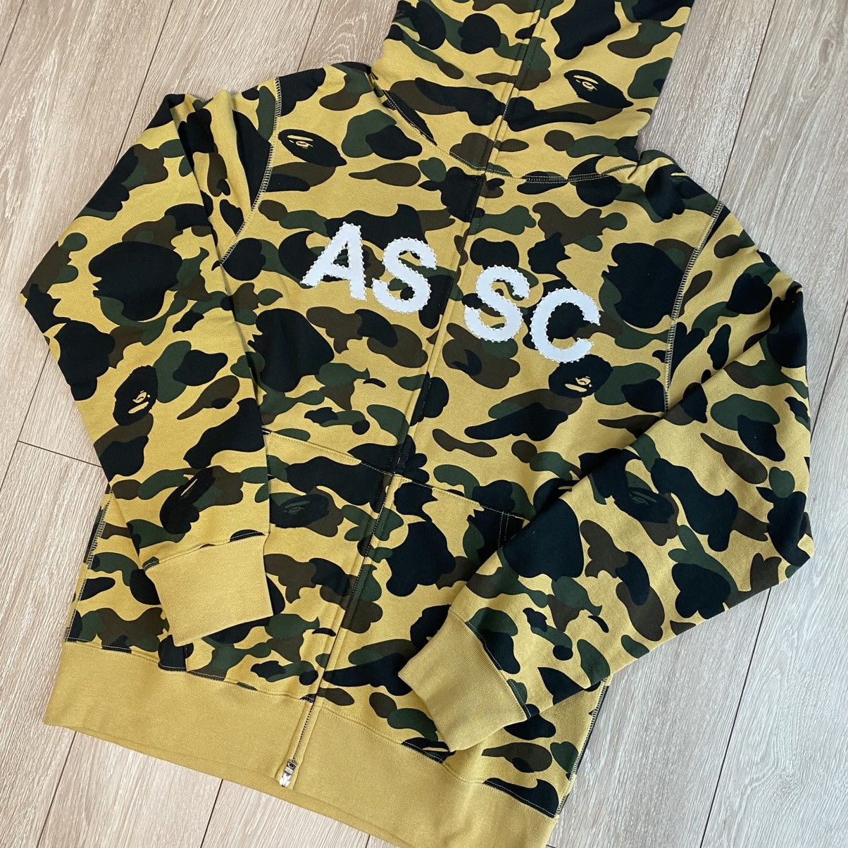 Anti Social Social Club × Bape Brand New BAPE × Anti Social Social Club Full Zip Hoodie Size US XL / EU 56 / 4 - 3 Thumbnail