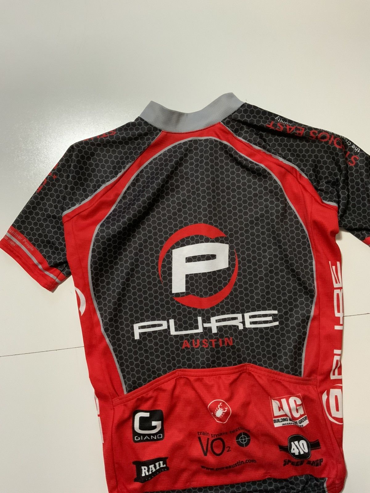 Other Castelli Pure Austin Fitness Cycling Team Bike Zip Jersey Size US M / EU 48-50 / 2 - 6 Thumbnail