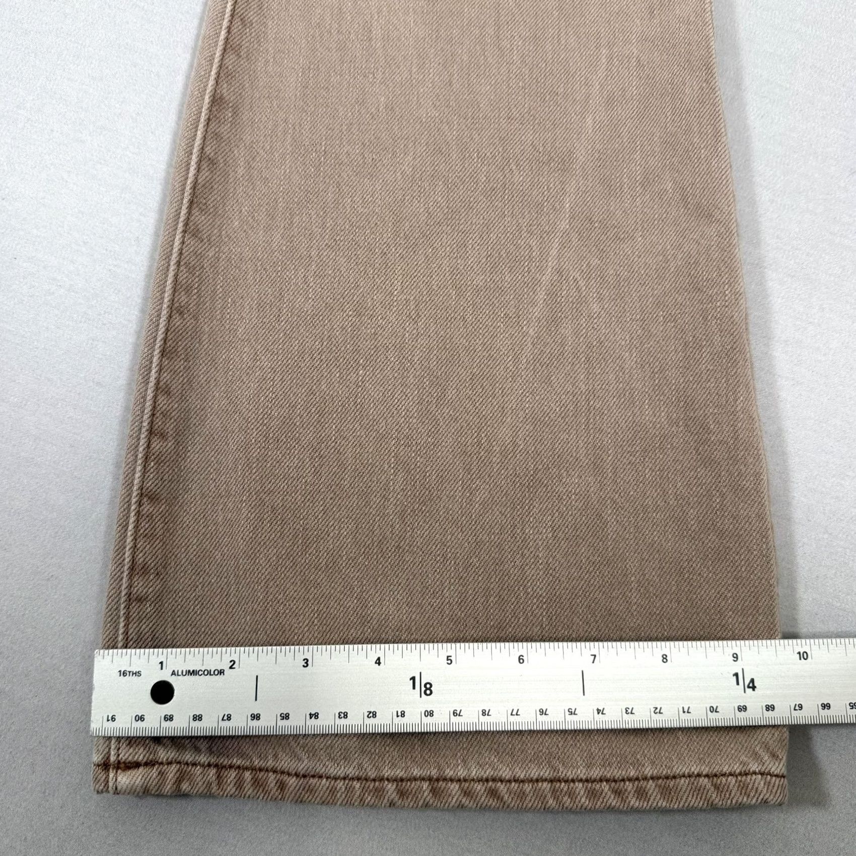 Wrangler Wrangler Jeans Womens 31x34 Beige High Rise Bootcut Denim Pants Size 24" / US 00 / IT 34 - 7 Thumbnail