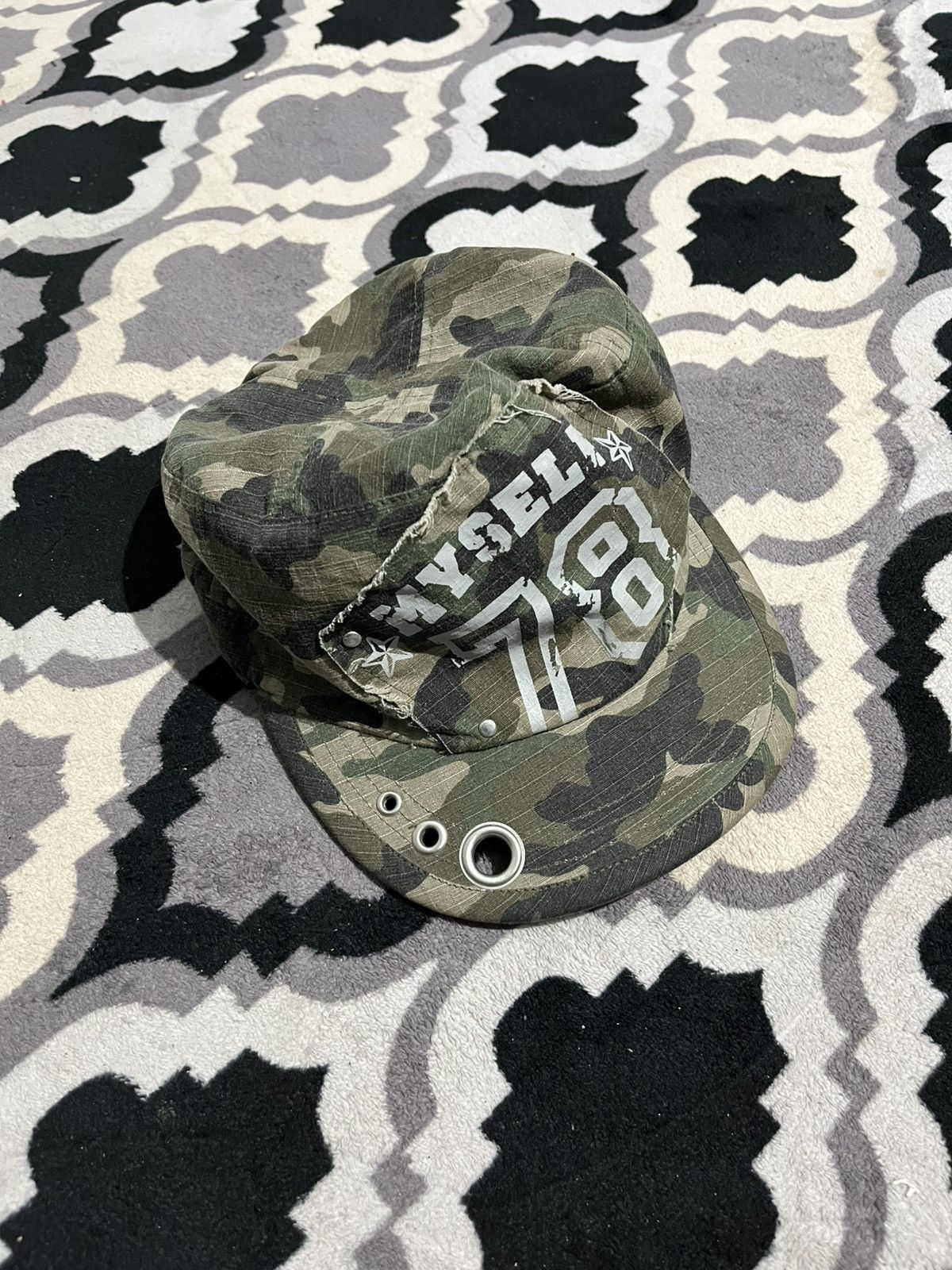 Hysteric Glamour Y2k unknwn camo comando punk hats Size ONE SIZE - 1 Thumbnail