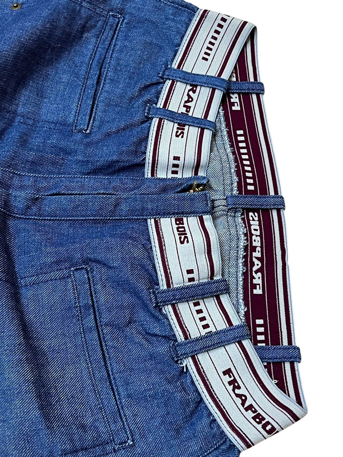 Issey Miyake ICONIC🔥FRAPBOIS ISSEY MIYAKE STRETCH COTTON JEANS Size US 30 / EU 46 - 13 Thumbnail