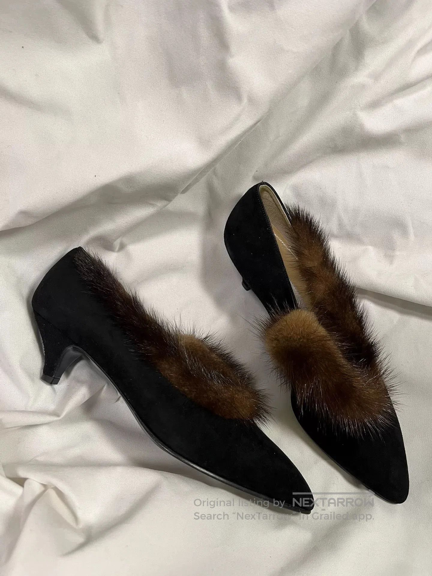 Tokio Kumagai Tokio Kumagai Mink Fur Mid. Size US 6.5 / IT 36.5 - 1 Thumbnail